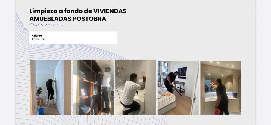 Limpieza a fondo de viviendas amuebladas postobra