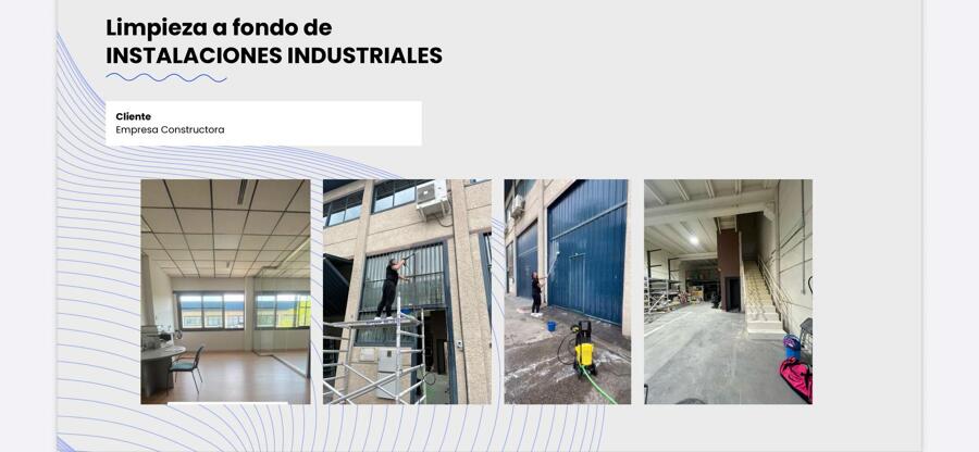 Limpieza a fondo de instalaciones industriales