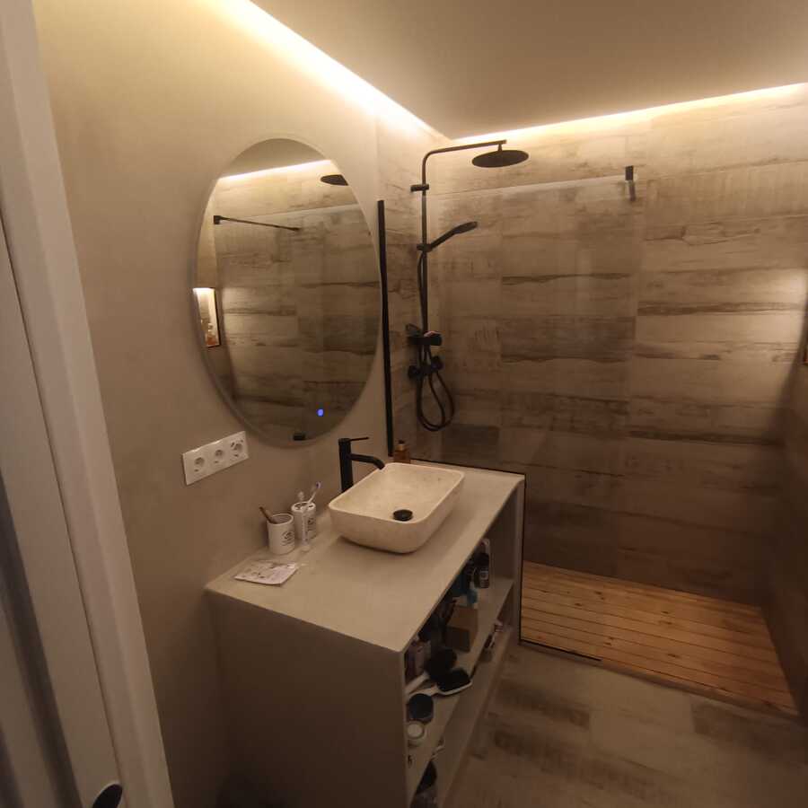 Baño microcemento