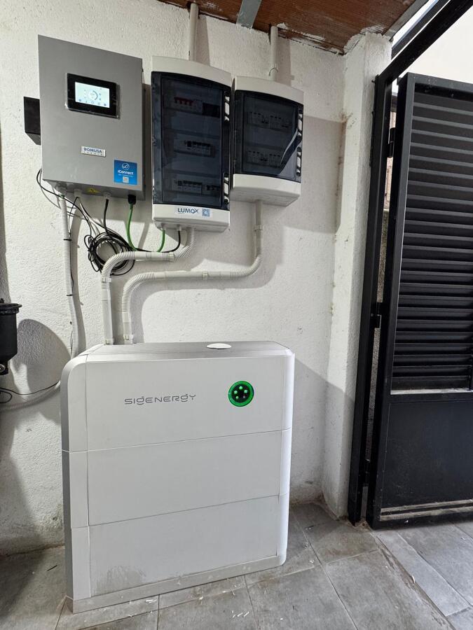 Instalación de inversor y batería
