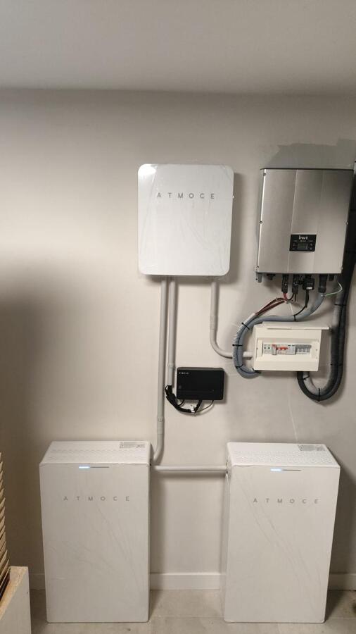 Instalación de inversor y batería