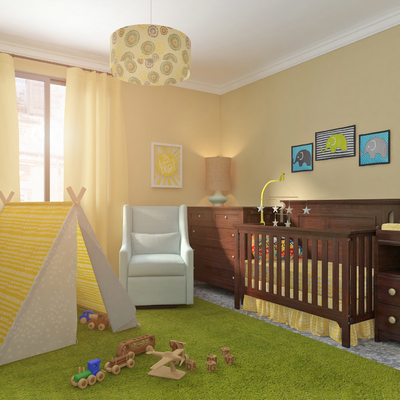 Diseño 3D - Habitación para bebé