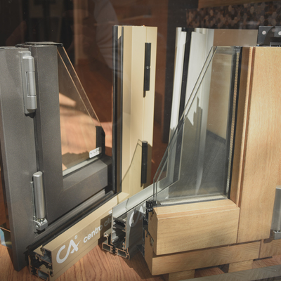 Muestras perfilarías de aluminio