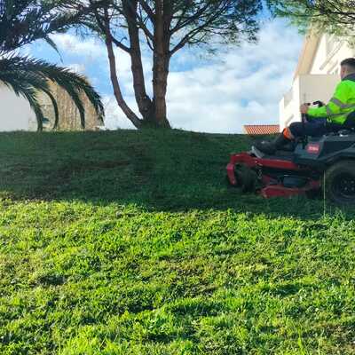 Segando con toro titan