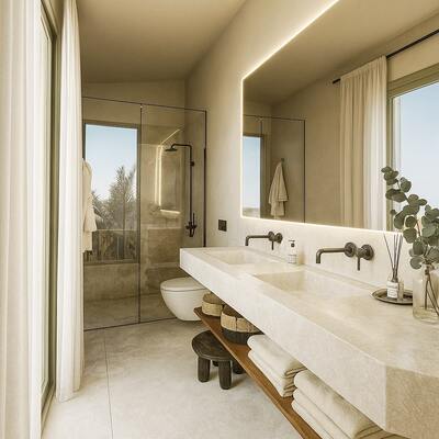 Baño de Casa Frame