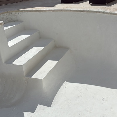 Alisado escaleras piscina