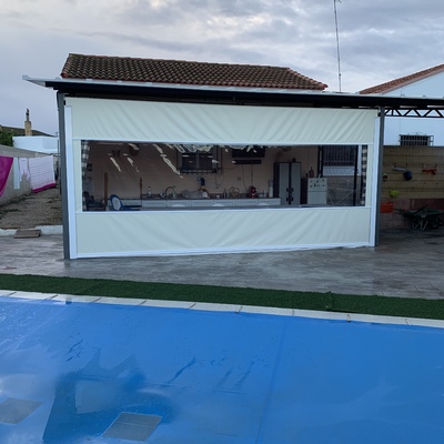 Toldos cortavientos