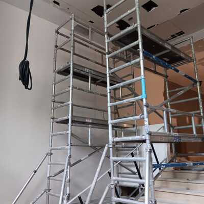 Enlucido local comercial en ortega y gasset