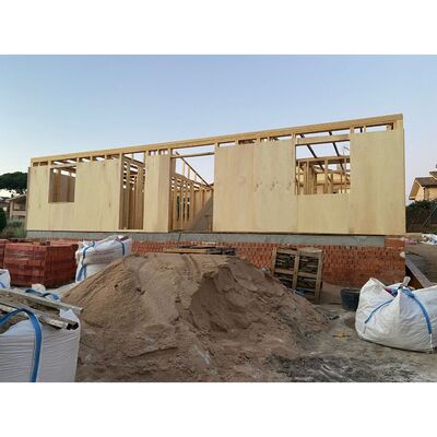 Trabajo en vivienda de madera