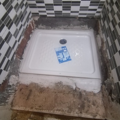Instalación de plato de ducha