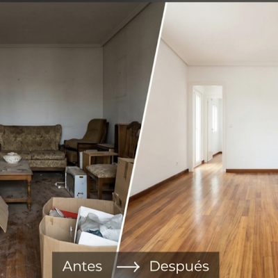 Ejemplo de vaciado+limpieza+pintura