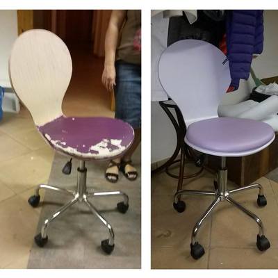 Restauración silla