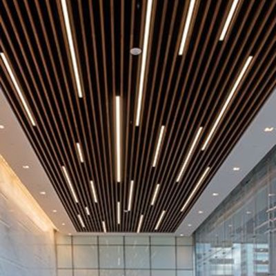 Instalación de luminarias led integradas