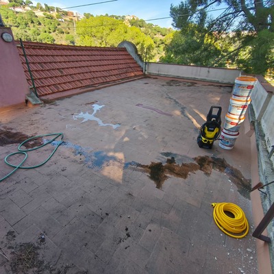 Impermeabilización y reparación de terraza