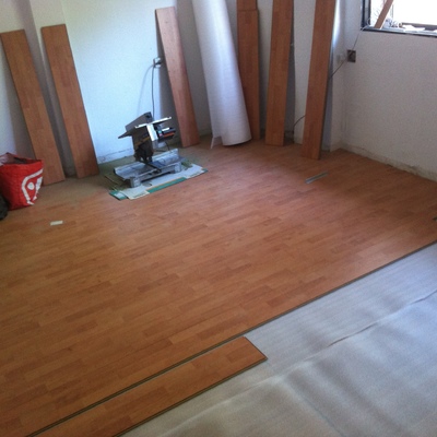 Parquet laminado.