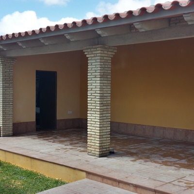 Porche de pergolas