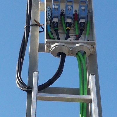 Instalación de CGP en torreta