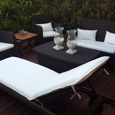 Terraza jardín.