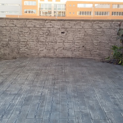 Monocapa y hormigón impreso 