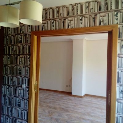 papel pintado libreria