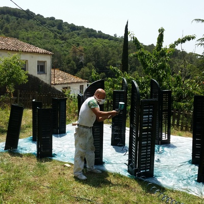 Pintando a pistola