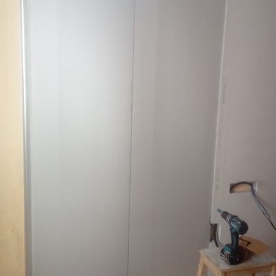 Revestiniento de pared con pladur.