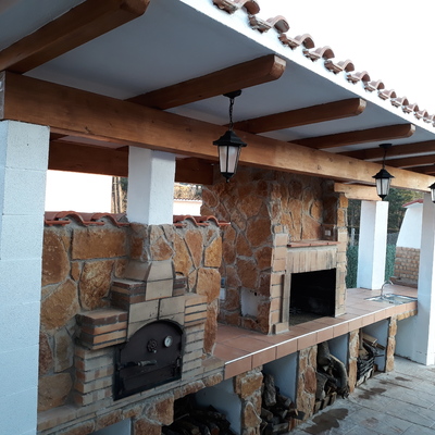Construcción area barbacoa