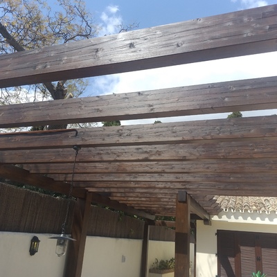 Restauración en vigas de madera