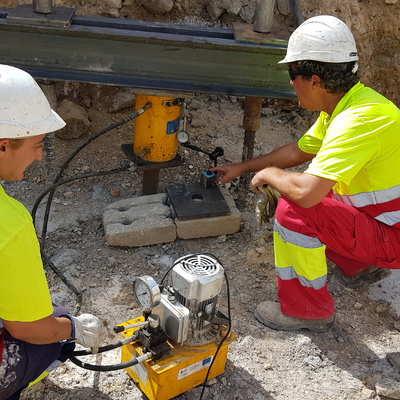 PRUEBAS DE CARGA ESTÁTICA EN OBRA NUEVA