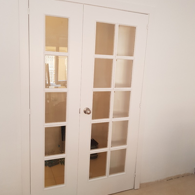 Puerta lacada