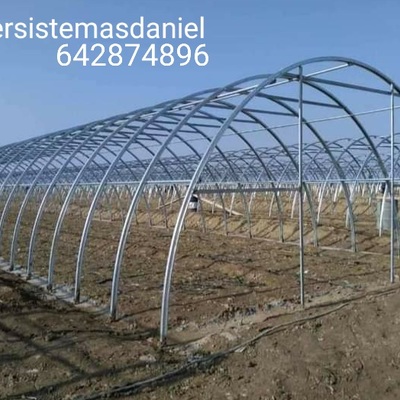 Construcción de invernadero macrotunel en Inversistemasdaniel.com