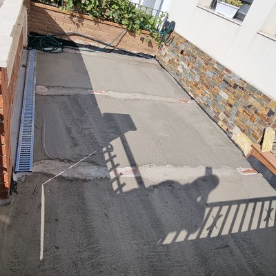 Construcción de terraza