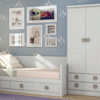 Dormitorio infantil blanco