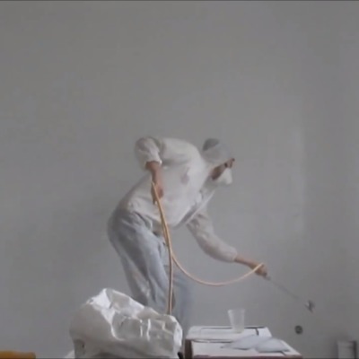 Piso en blanco mate