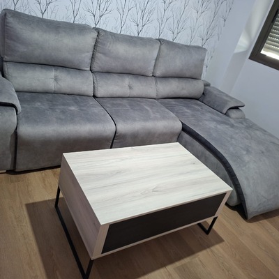 Transformación de chaise longue a sillón