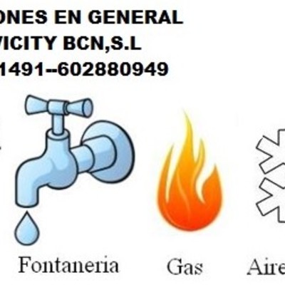Instalaciones, agua, luz, gas y aire acondicionado
