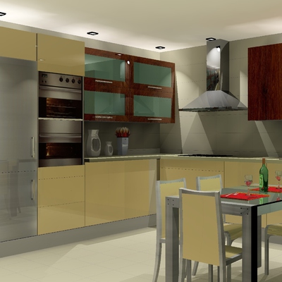 3D cocina