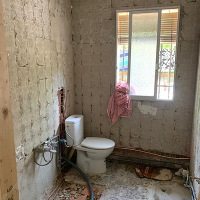 Baño, comienzo