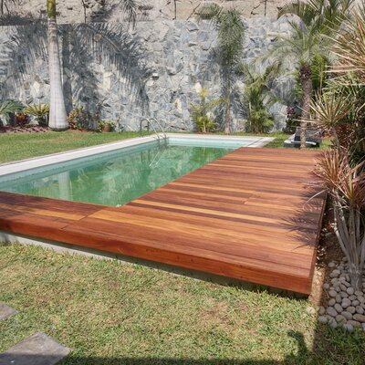 Reforma de piso de madera en terraza
