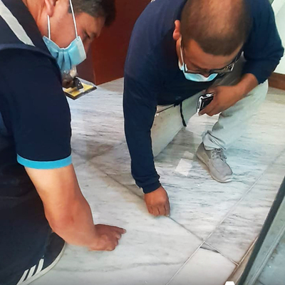 Mantenimiento de piso marmol