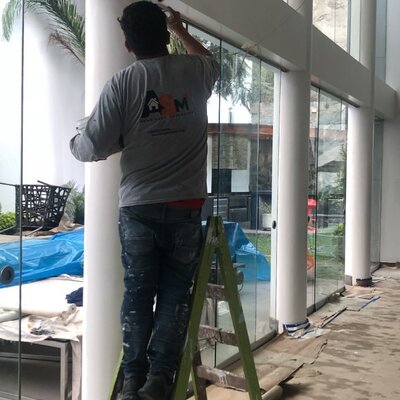 Instalacion de mampara
