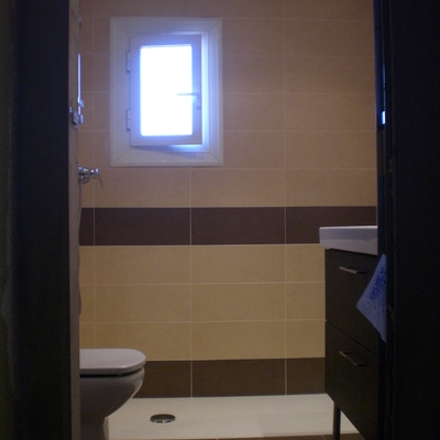 Reforma de baño completa.