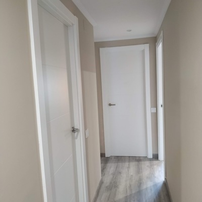 Parquet y puertas.