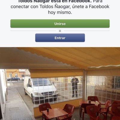 Toldo palillero