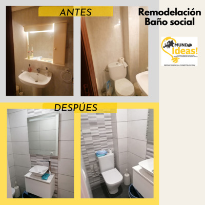 Remodelación casa Monzón, Baño Social