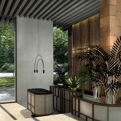 Hall entrada viviendas