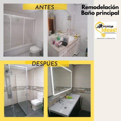 Remodelación casa Monzón, Baño Principal