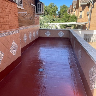 Terraza transitable