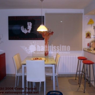 Estor enrollable cocina