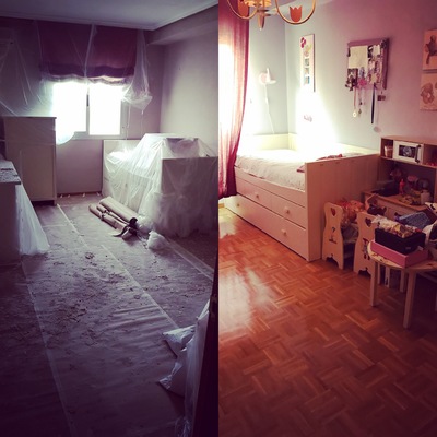 Limpieza de habitaciones por reforma